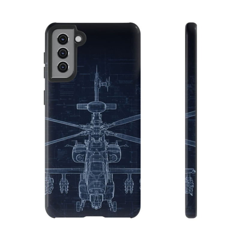Load image into Gallery viewer, Apache Blue Print Phone Case Army Collection Samsung - Cadetshop
