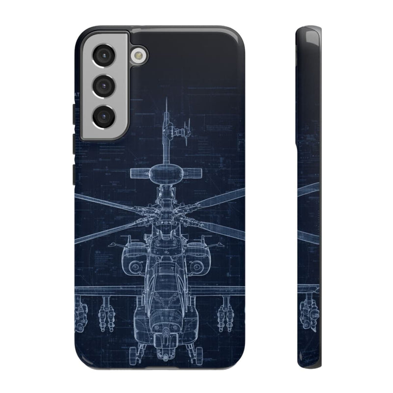 Load image into Gallery viewer, Apache Blue Print Phone Case Army Collection Samsung - Cadetshop
