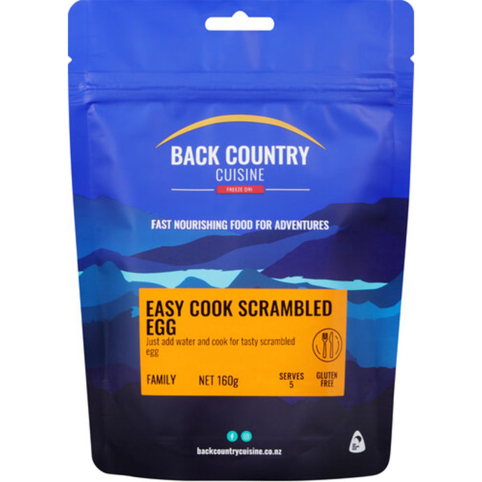 Back Country Cuisine Breakfast Meals - Easy Cook Scrambled Egg - Cadetshop