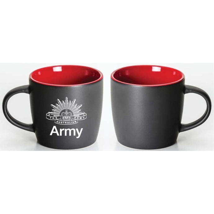 Army Mug Black/Red - Cadetshop