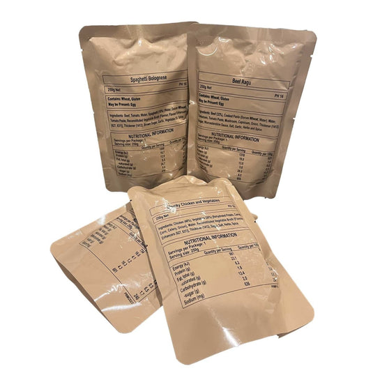 Army Rations Meal Ready to Eat Single Serve MRE - Beef Ragu - Cadetshop