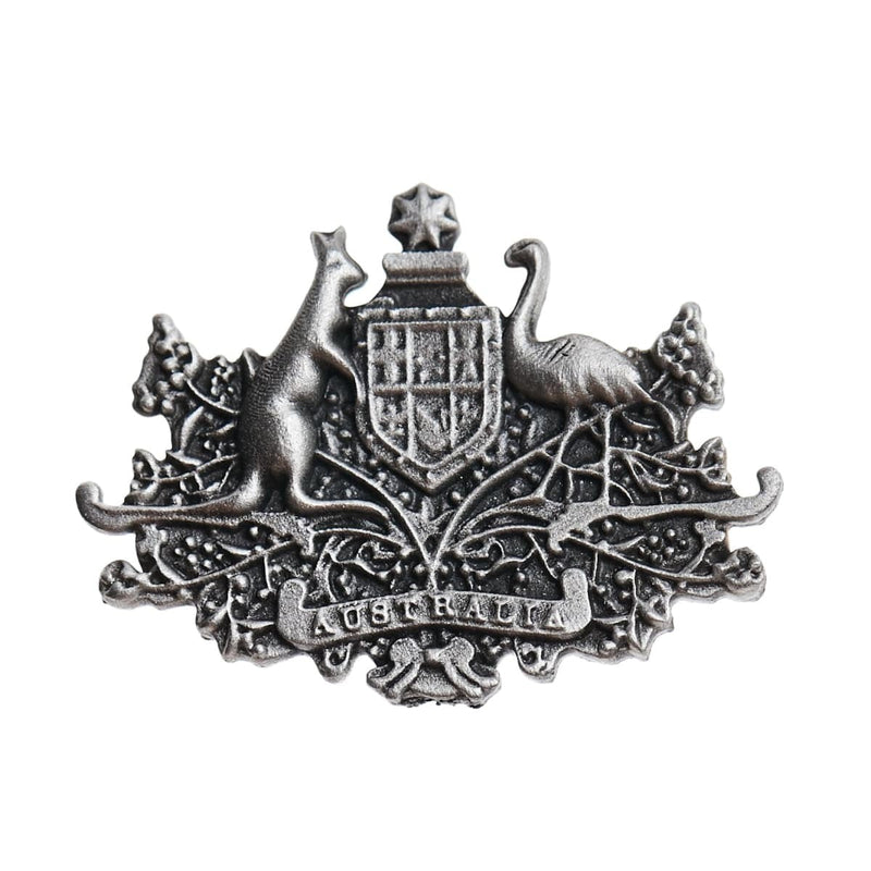 Load image into Gallery viewer, Australian Coat of Arms Pewter Lapel Pin - Cadetshop
