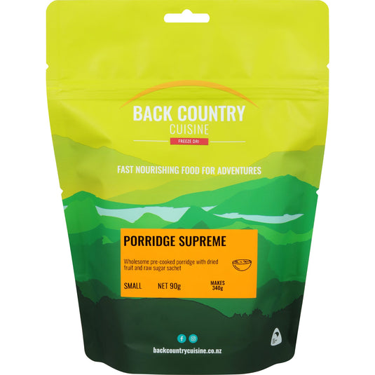 Back Country Freeze Dried Breakfast Meals - Porridge Supreme - Cadetshop