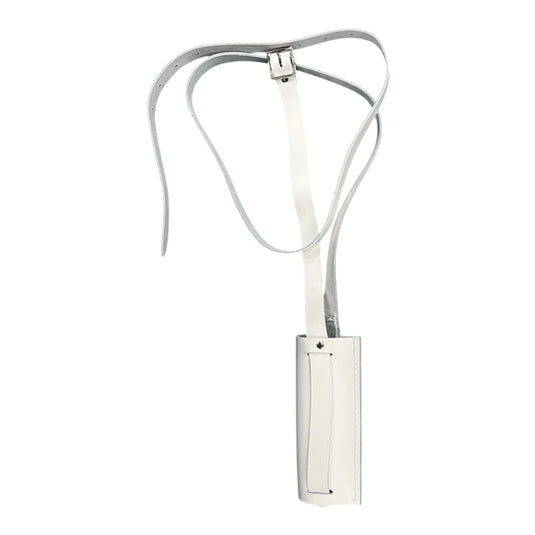 Banner Flag Carry Strap and Bucket White Leather - Cadetshop