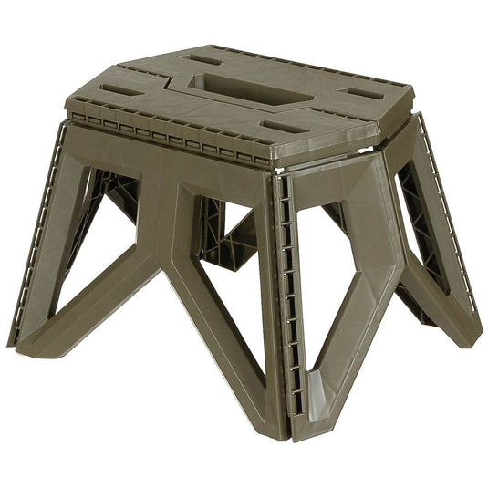 Camp Stool Folding OD 24 CM - Cadetshop