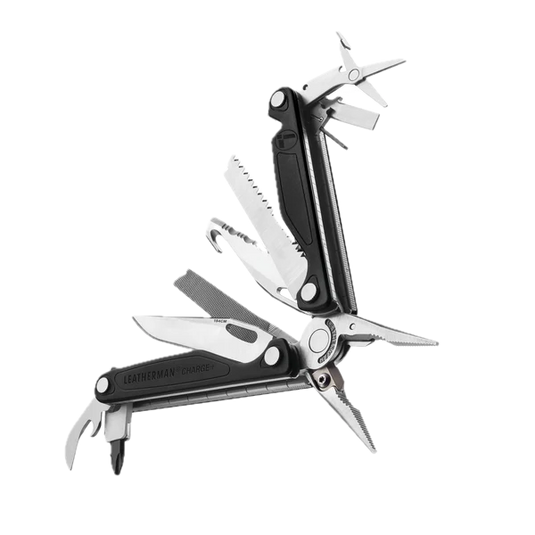 Leatherman Multi-Tool Charge+ Black and Stainless Steel 19 Tools