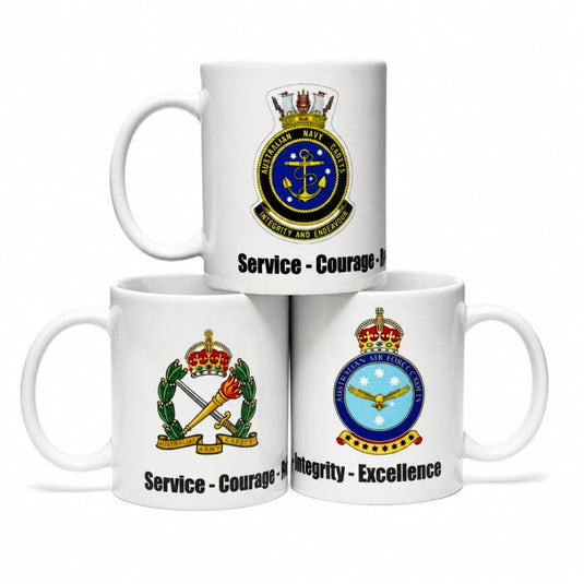 Coffee Mug Australian Air Force Cadets Values
