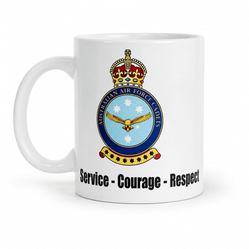 Load image into Gallery viewer, Coffee Mug Australian Air Force Cadets Values
