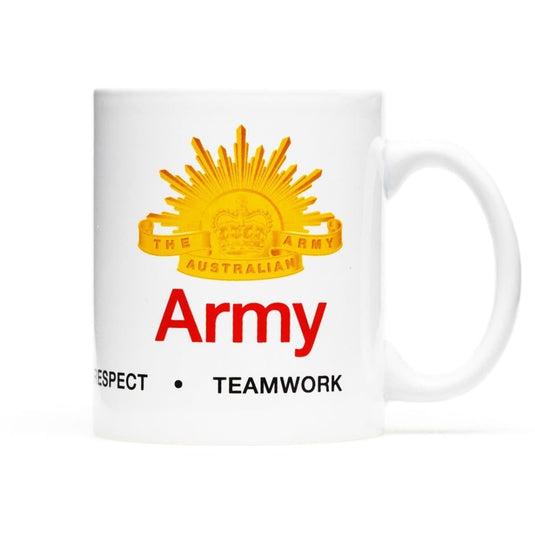 Coffee Mug Australian Army Values - Cadetshop