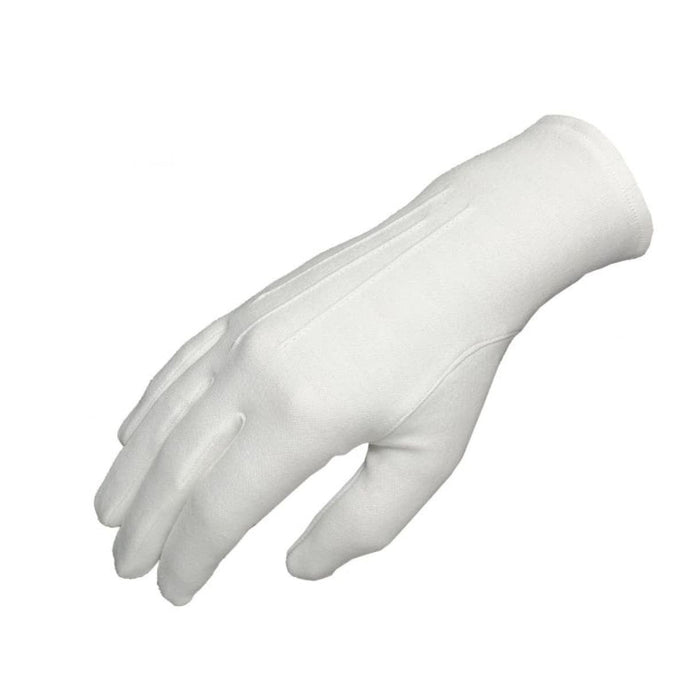 Cotton Formal Military Ceremonial Gloves with Velcro - Cadetshop