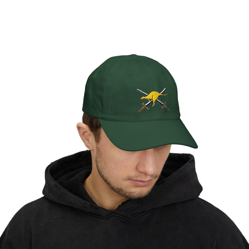 Load image into Gallery viewer, Crossed Swords Army Embroidered Casual Cap - Cadetshop
