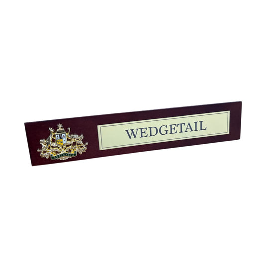 Custom Desk Wedge Australian Coat of Arms - Cadetshop