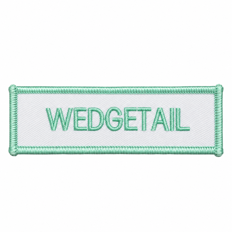 Load image into Gallery viewer, Custom Embroidered Medic Responder Name Teal on White 30 x 90
