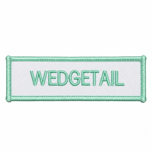 Custom Embroidered Medic Responder Name Teal on White 30 x 90