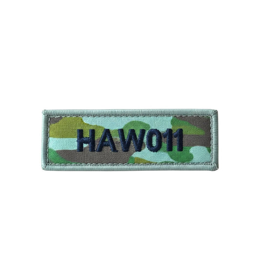 Custom Embroidered Personalised DHOBI Patch - Cadetshop