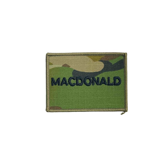 Custom Embroidered Personalised Name Patch AMCU - Cadetshop