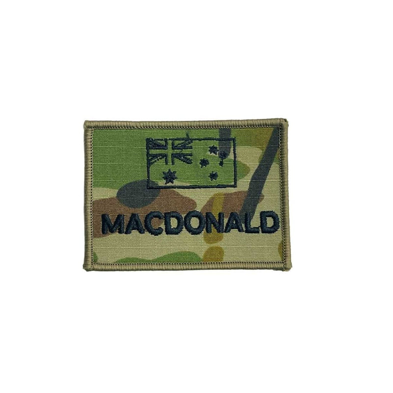 Embroidered Personalised Name Patch AMCU