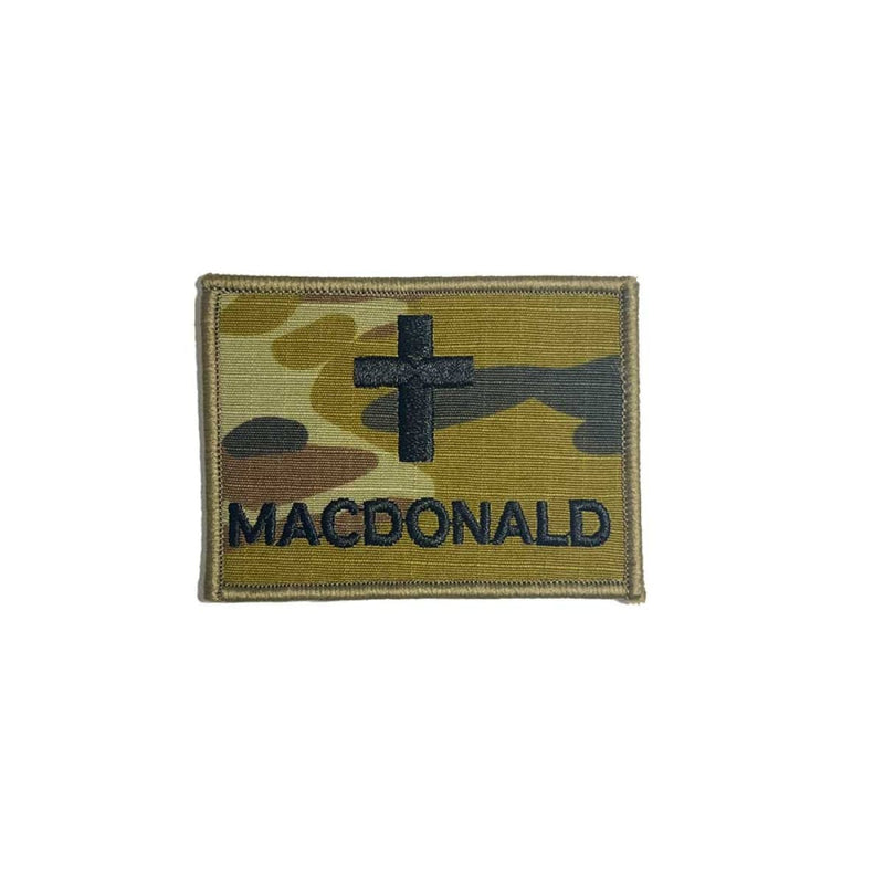 Embroidered Personalised Name Patch AMCU Chaplain
