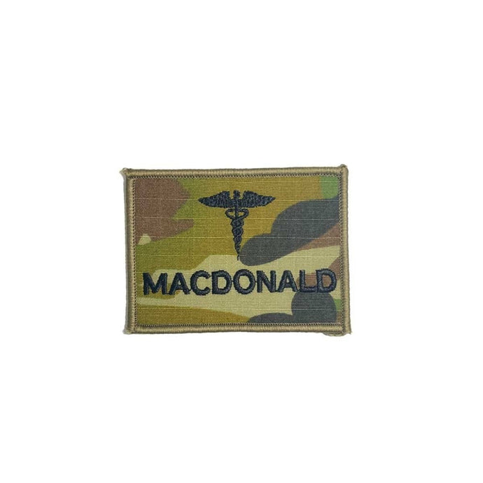 Custom Embroidered Personalised Name Patch Paramedic AMCU - Cadetshop
