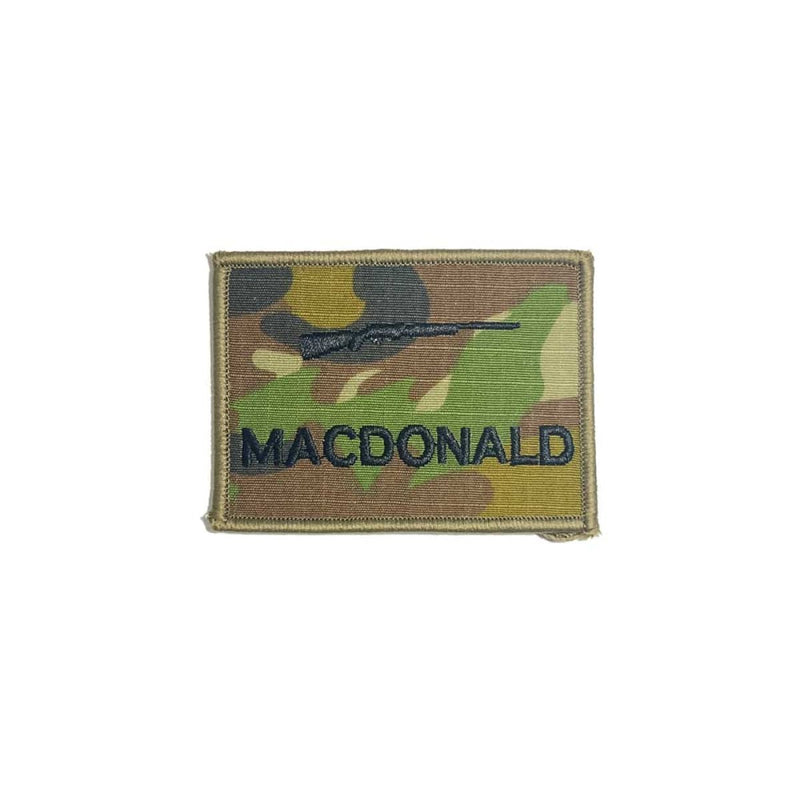 Load image into Gallery viewer, Custom Embroidered Personalised Name Patch Rifle AMCU - Cadetshop
