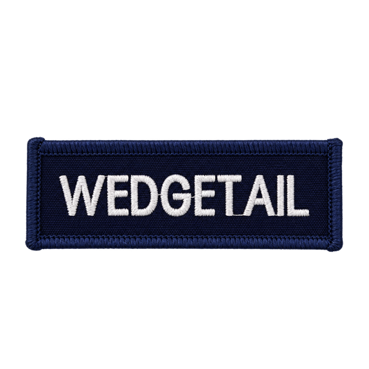 Custom Embroidered Police First Responder ILAV Style Name Tag 80 x 25 mm