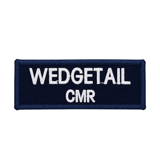 Custom Embroidered Police First Responder ILAV Style Name Tag 80 x 30 mm 2 Line
