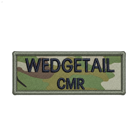 Custom Embroidered Police First Responder ILAV Style Name Tag 80 x 25 mm 2 Line