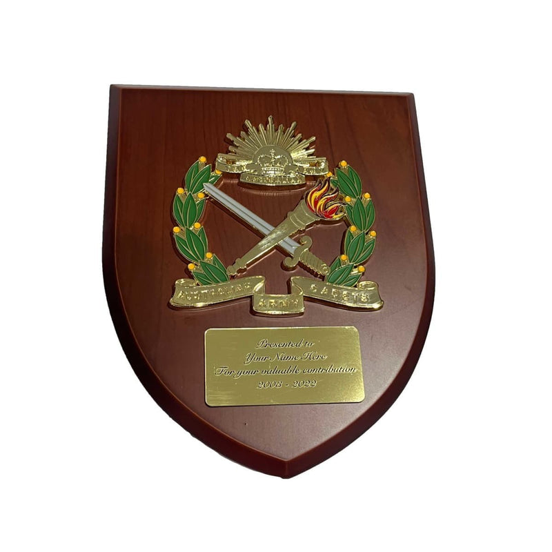 Load image into Gallery viewer, Custom Engraving Plate for Presentation Plaque - Cadetshop
