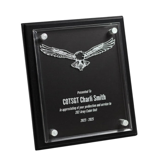 Custom Presentation Plaque Leadership Eagle Acrylic - Cadetshop