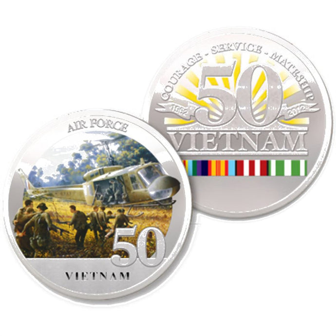 Air Force Vietnam 50th Ltd Edition Medallion - Cadetshop