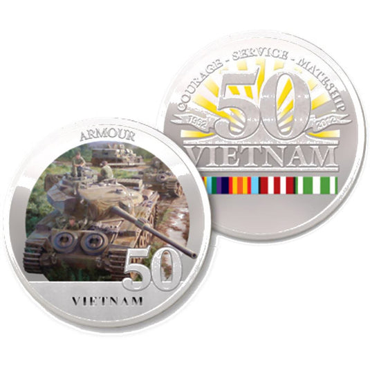 Armour Vietnam 50th Ltd Edition Medallion - Cadetshop
