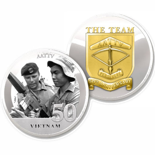 AATTV Vietnam 50th Ltd Edition Medallion - Cadetshop