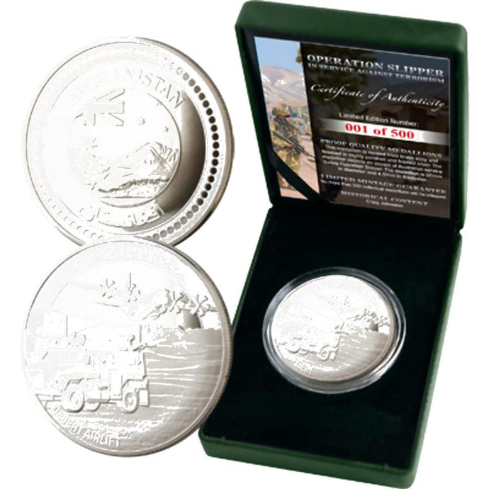 Afghanistan - Desert Airlift Ltd Medallion Operation Slipper - Cadetshop