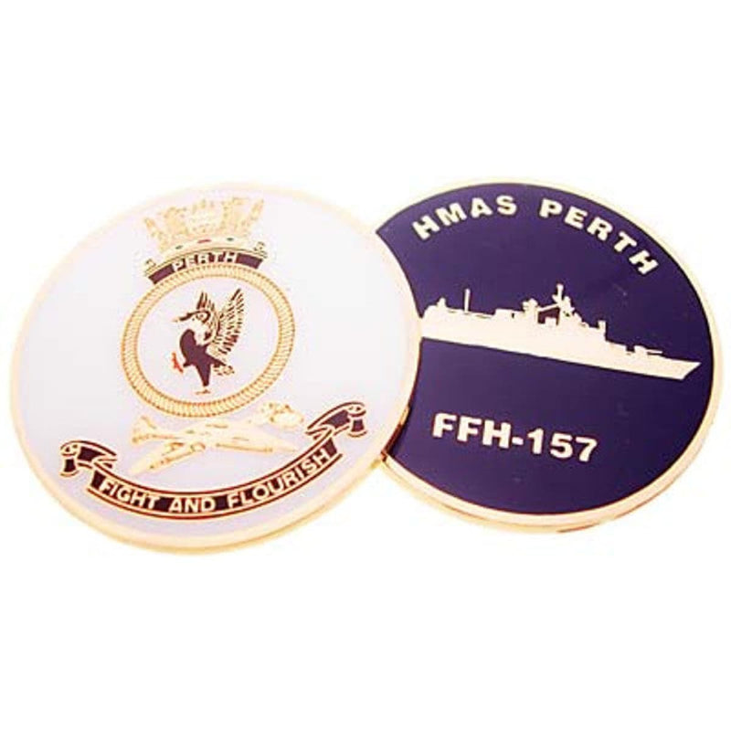 Load image into Gallery viewer, HMAS Perth Medallion Coin - Cadetshop

