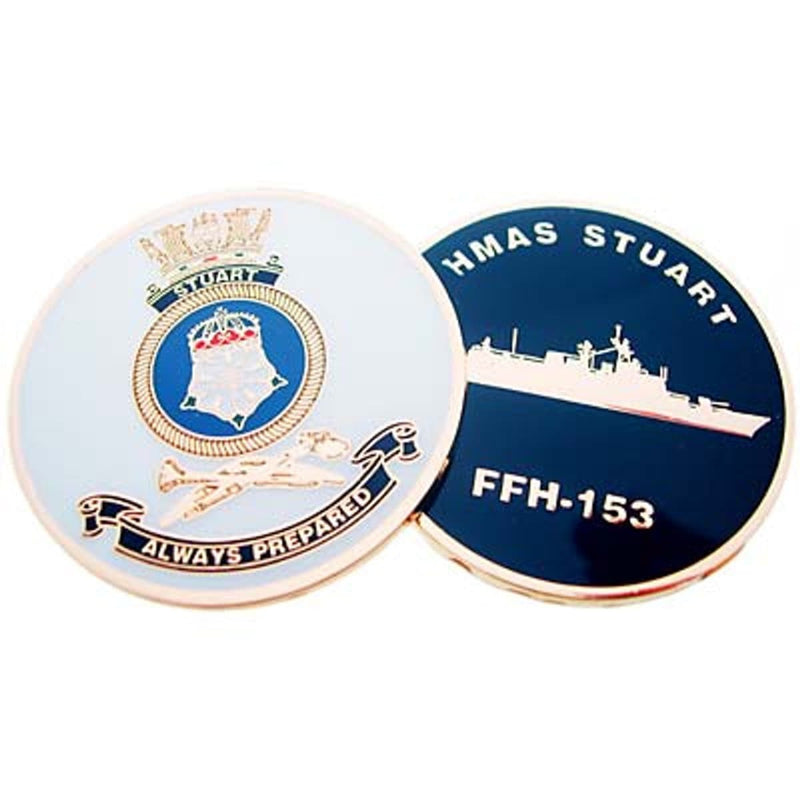 Load image into Gallery viewer, HMAS Stuart Medallion Coin - Cadetshop
