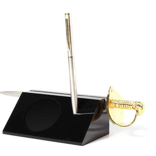 Desk Set Blank with Air Force Sword - Cadetshop