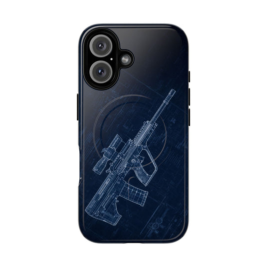 F88 Blue Print Phone Case Army Collection - Cadetshop