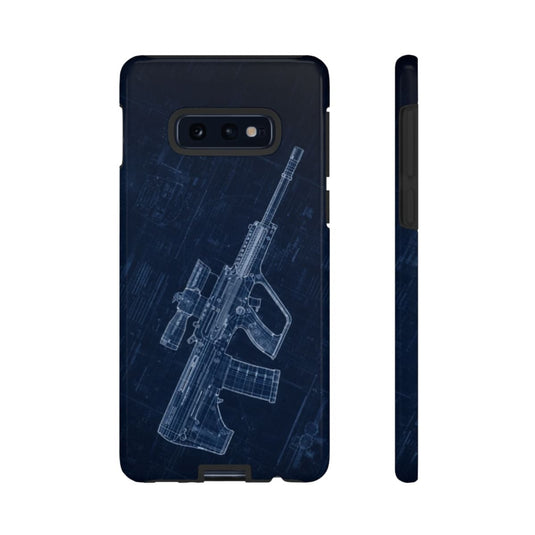 EF88 Blue Print Phone Case Army Collection Samsung - Cadetshop