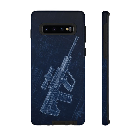 EF88 Blue Print Phone Case Army Collection Samsung - Cadetshop
