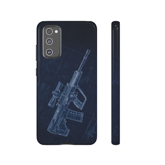 EF88 Blue Print Phone Case Army Collection Samsung - Cadetshop