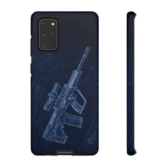 EF88 Blue Print Phone Case Army Collection Samsung - Cadetshop