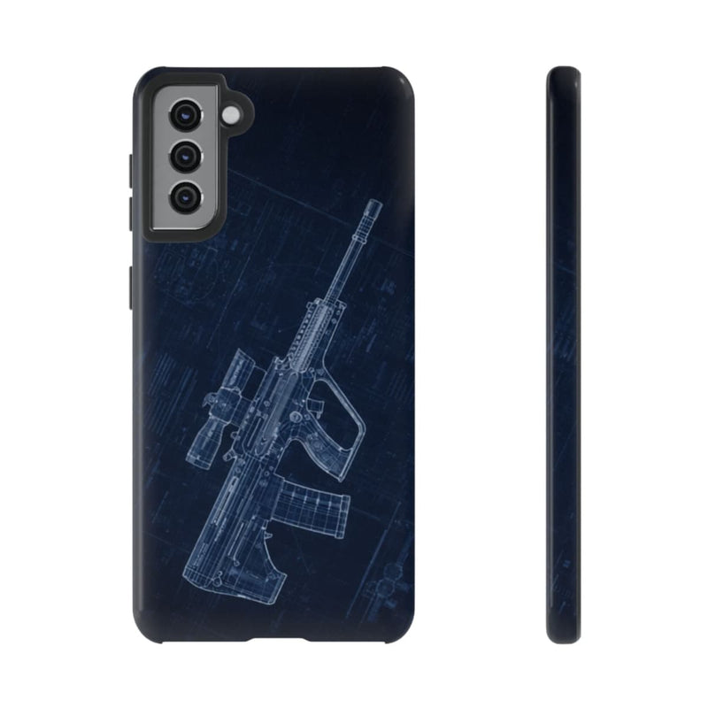 Load image into Gallery viewer, EF88 Blue Print Phone Case Army Collection Samsung - Cadetshop
