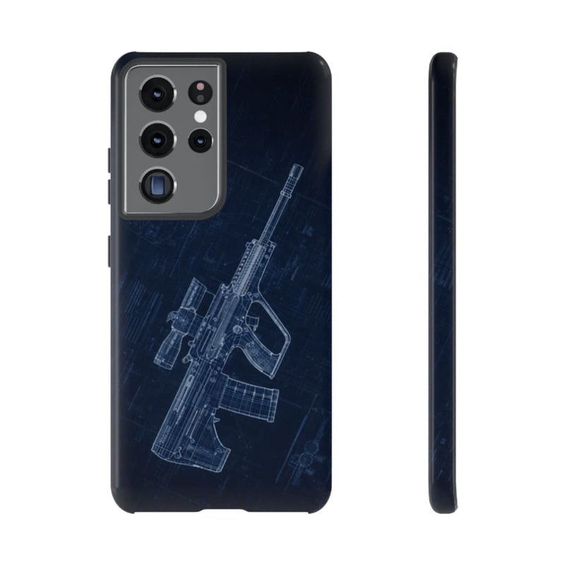 Load image into Gallery viewer, EF88 Blue Print Phone Case Army Collection Samsung - Cadetshop
