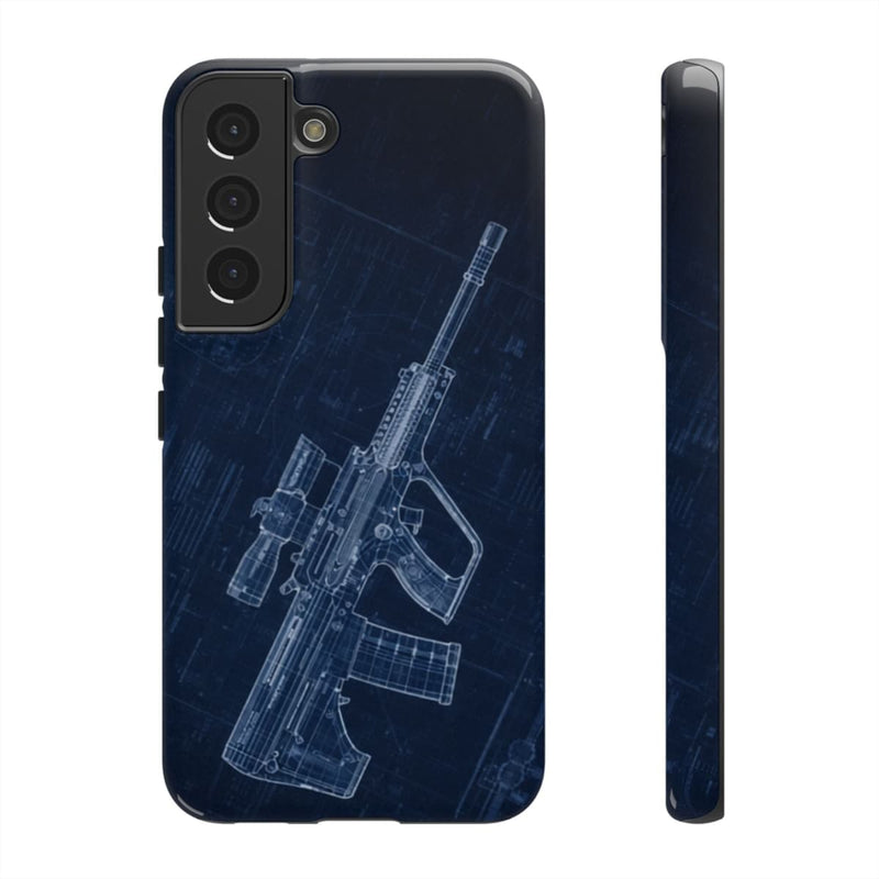 Load image into Gallery viewer, EF88 Blue Print Phone Case Army Collection Samsung - Cadetshop
