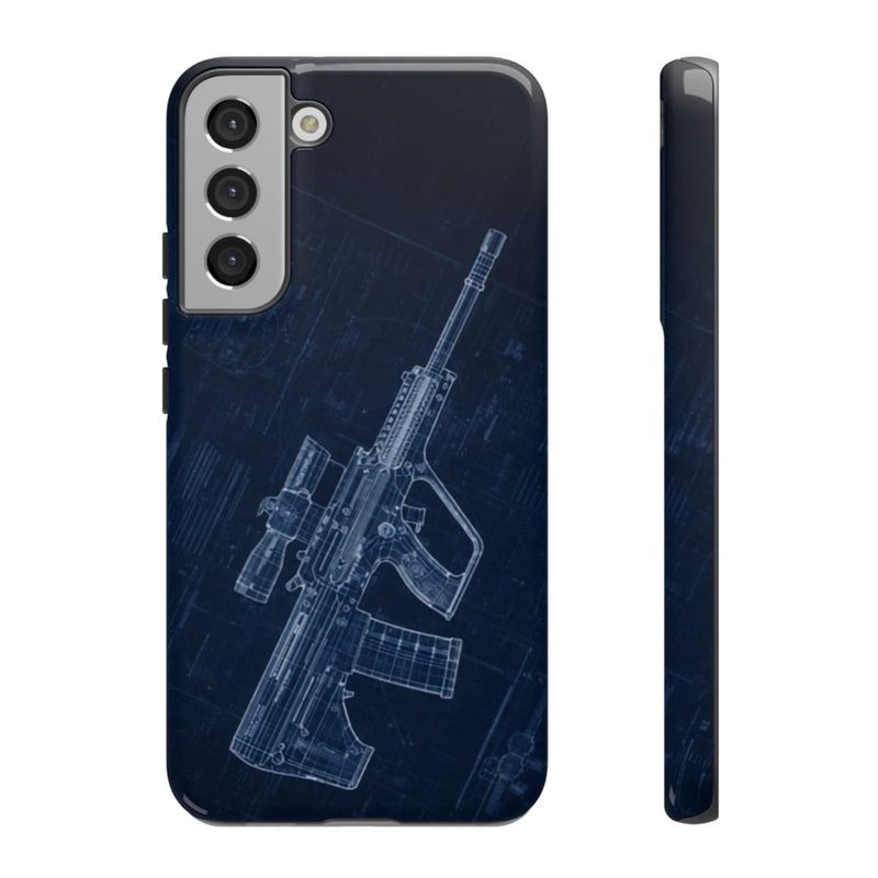 Load image into Gallery viewer, EF88 Blue Print Phone Case Army Collection Samsung - Cadetshop

