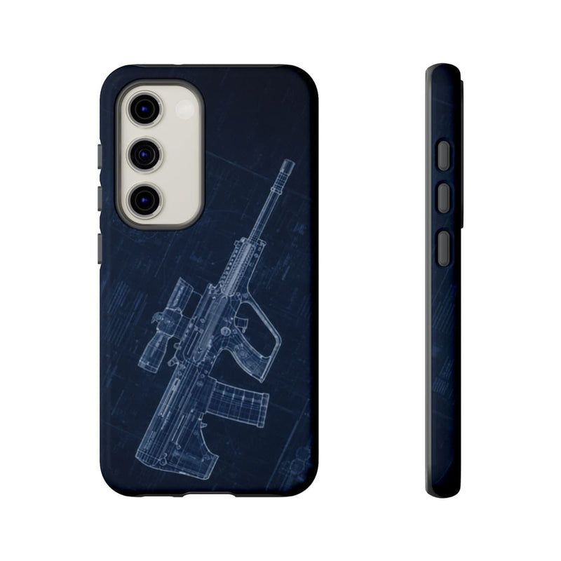 Load image into Gallery viewer, EF88 Blue Print Phone Case Army Collection Samsung - Cadetshop
