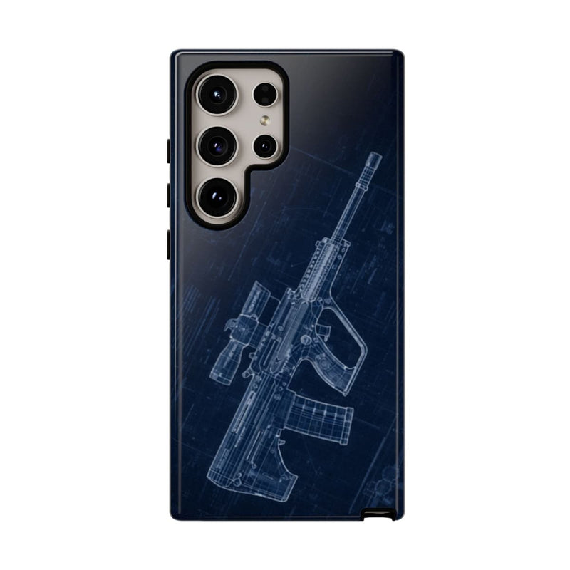 Load image into Gallery viewer, EF88 Blue Print Phone Case Army Collection Samsung - Cadetshop
