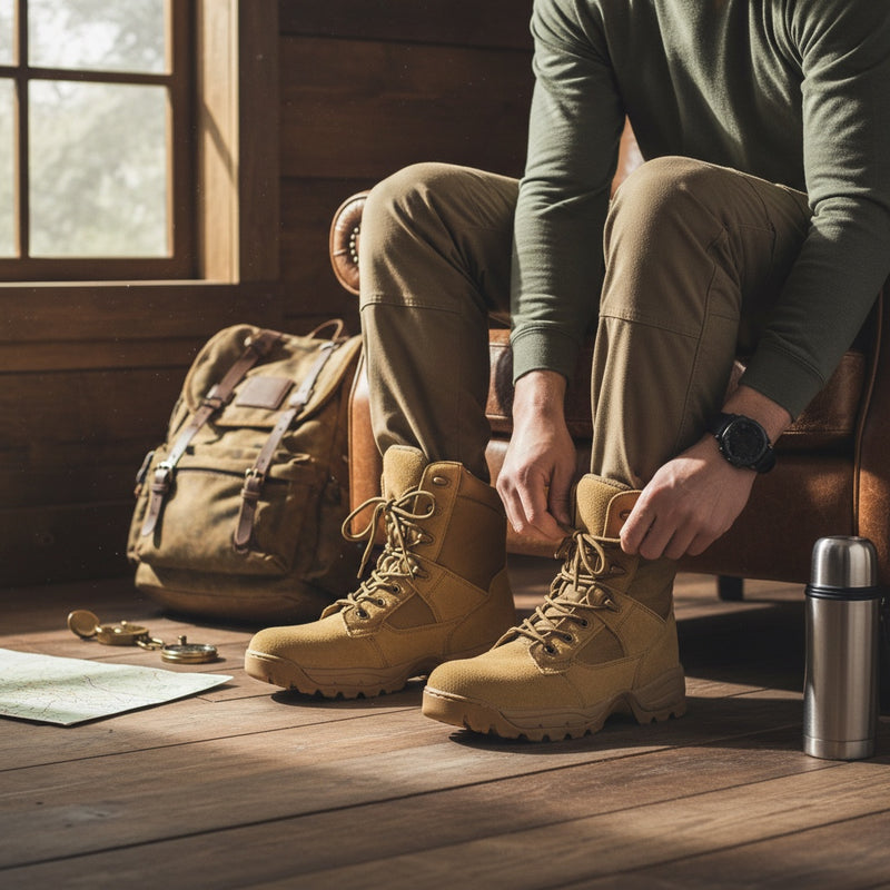 Load image into Gallery viewer, TAS Elite Tactical II Boot Kangaroo Colour
