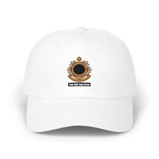 Embroidered Casual Cap Custom Unit Logo Crest - Cadetshop