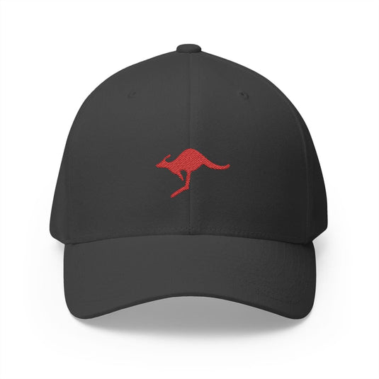 Embroidered Kangaroo Australian Military Flexfit Baseball Cap - Cadetshop